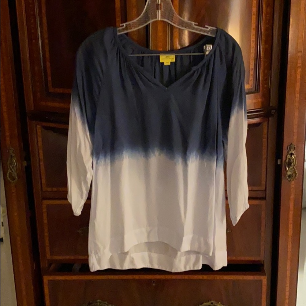 Roberta Roller Rabbit Blue Ombré/Tie Dye Top